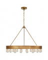 Roark 40" Modular Ring Chandelier Natural Brass