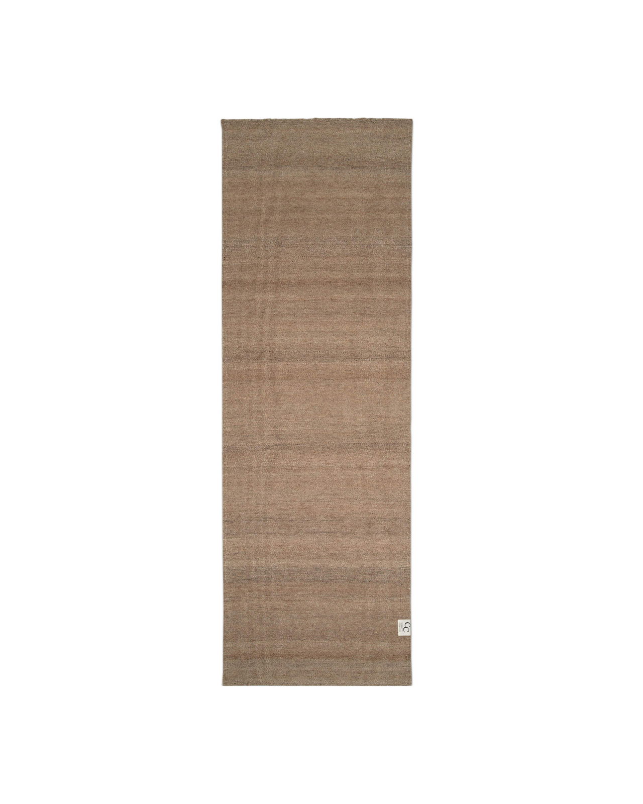 Plain gangteppe naturbeige