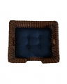 Cognac Hundebett Rattan