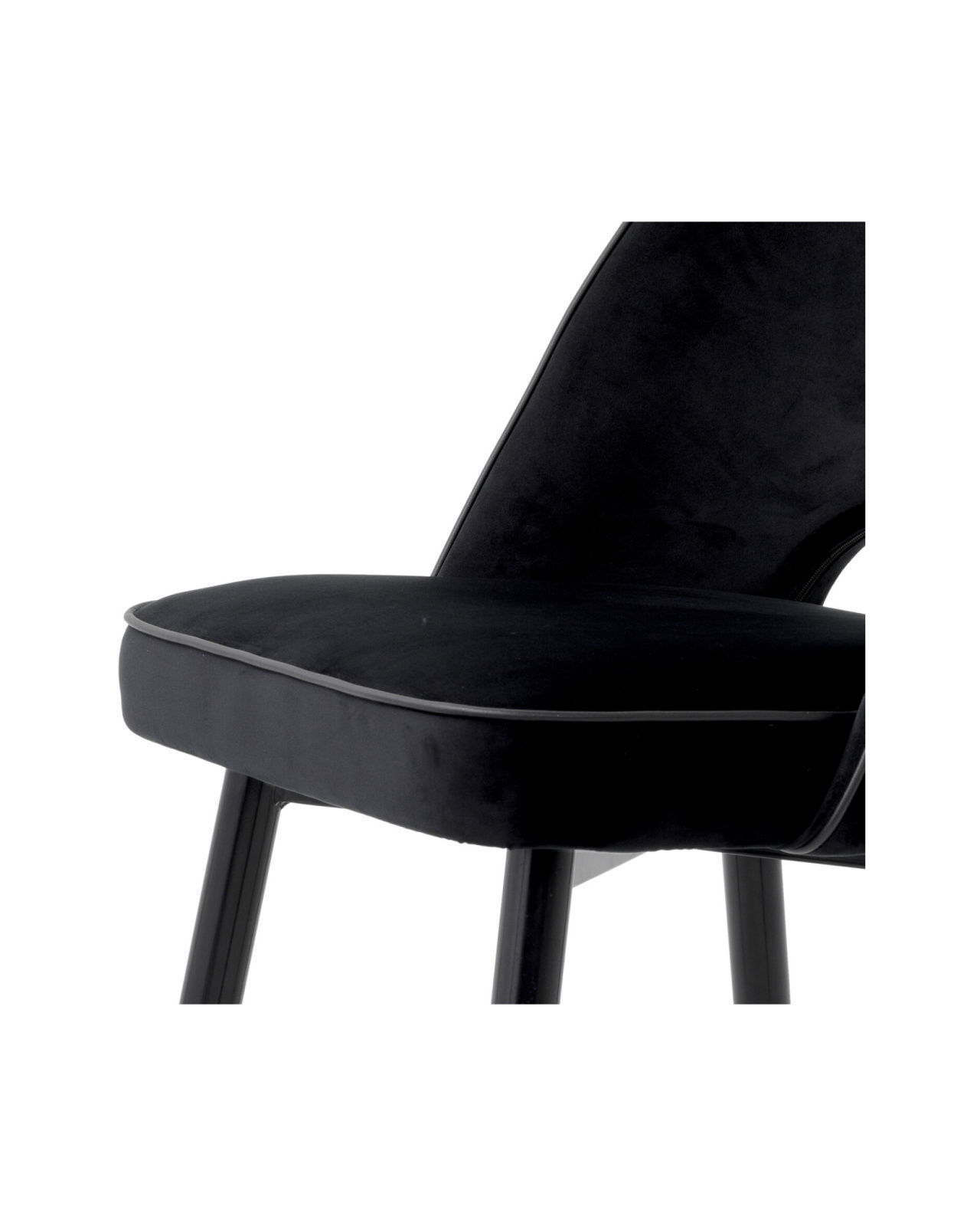 Cliff matstolar roche black velvet 2-set