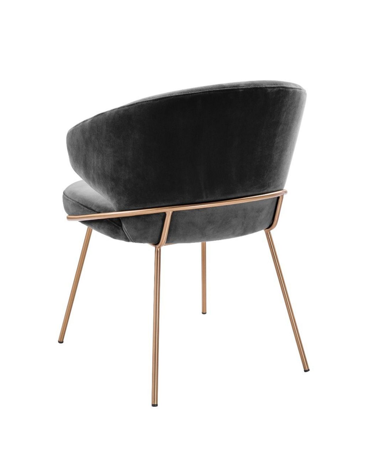 Kinley matstol savona dark grey velvet