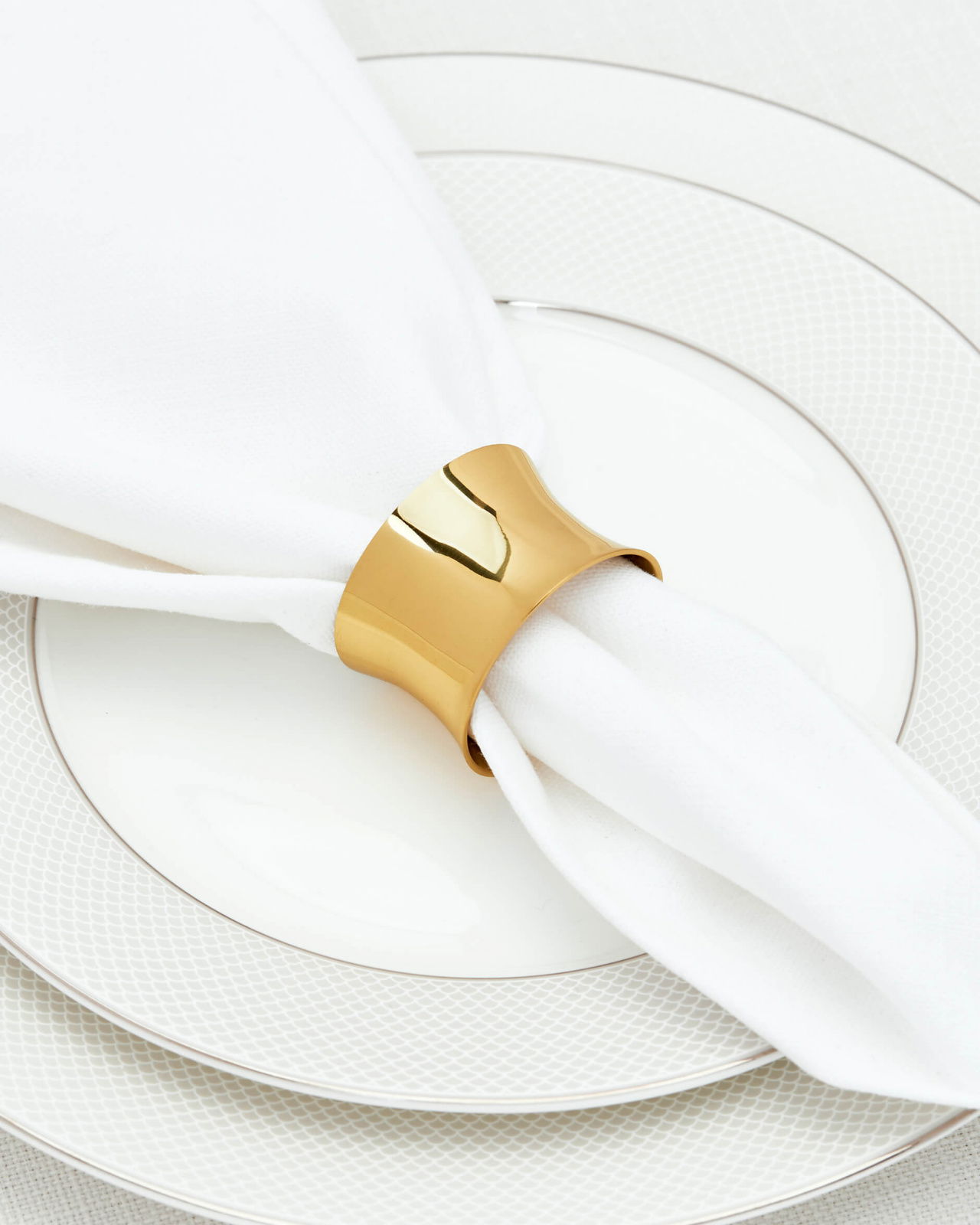 Harry Napkin Ring Brass