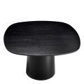 Motto dining table black veneer