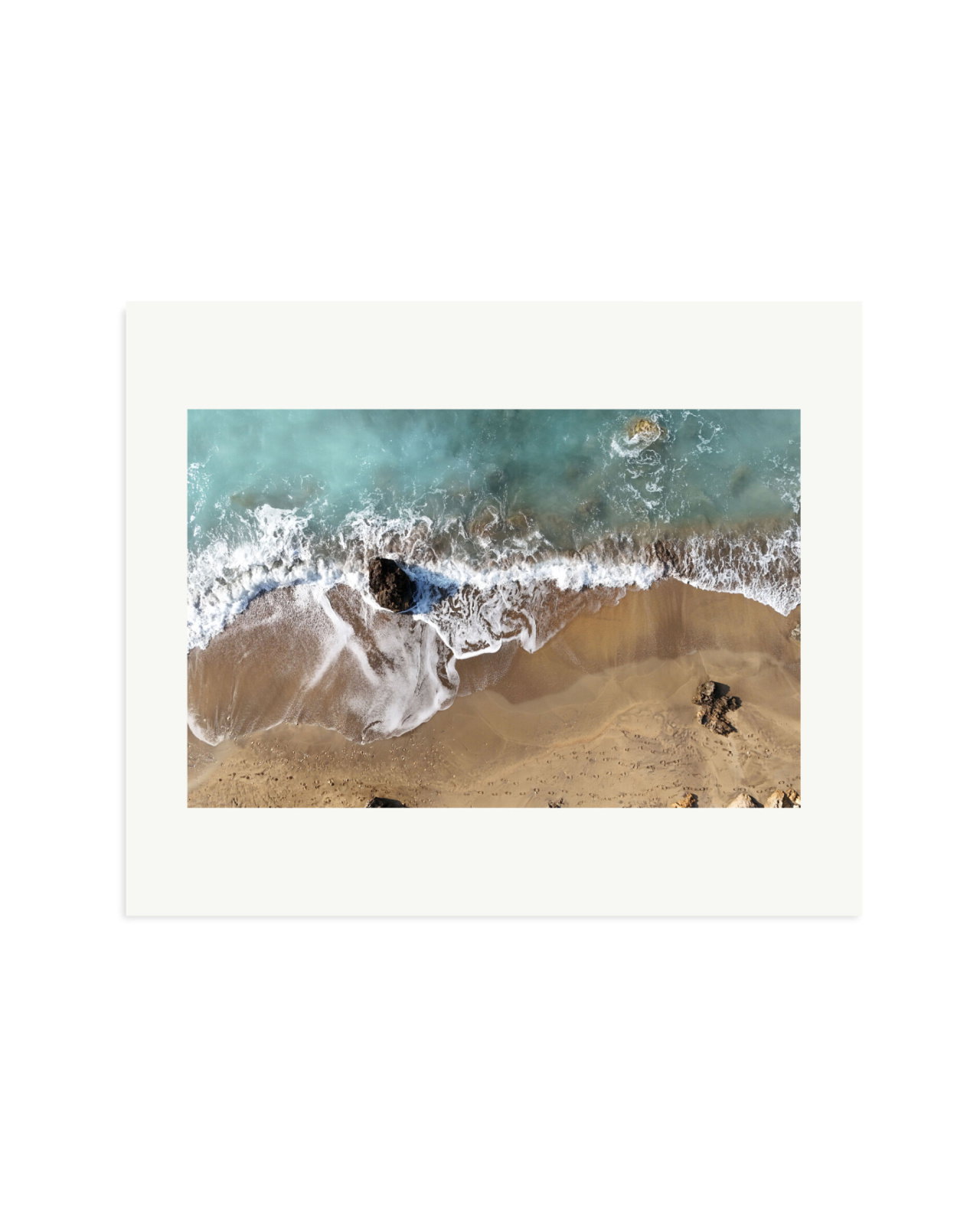 Footprints in the sand Print Only / Large