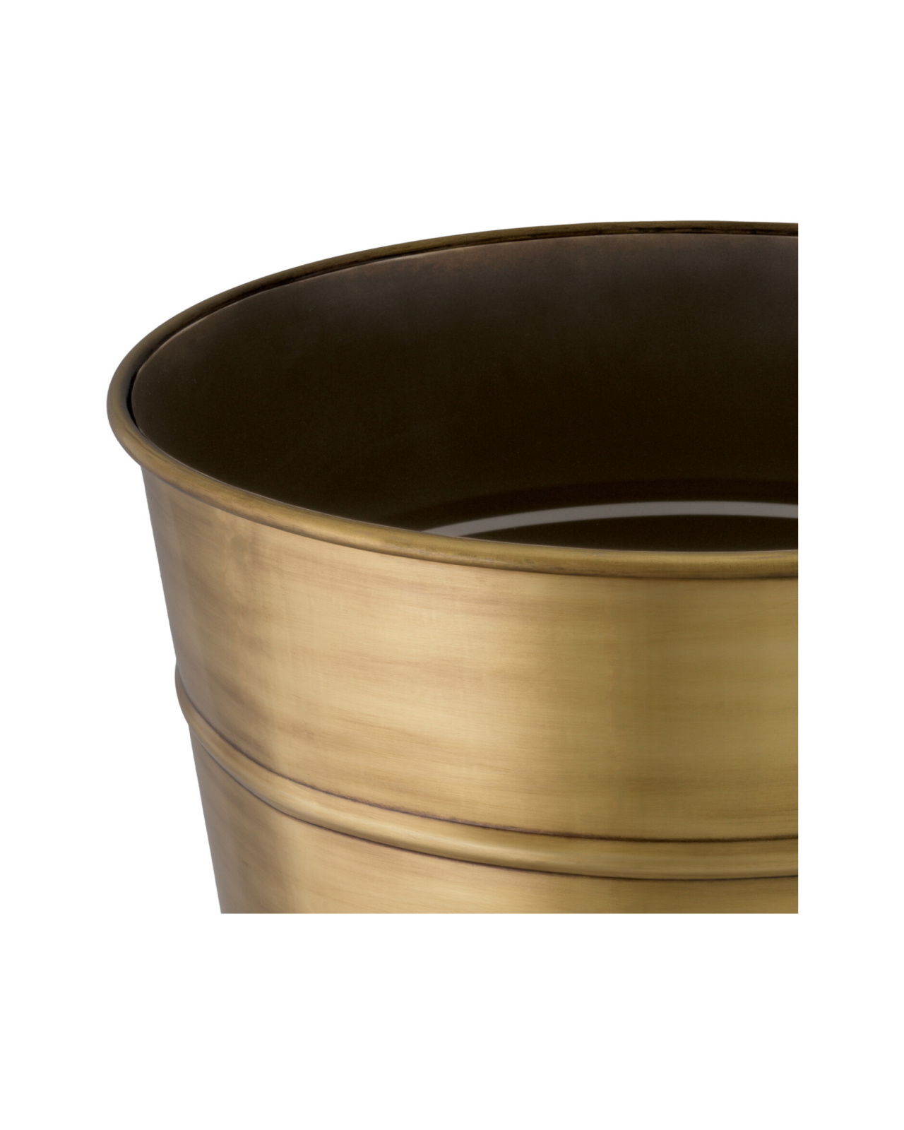 Hortus kruka antik mässing