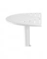 Bell Rive Round Dining Table White