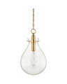 Ivy taklampe antikk messing