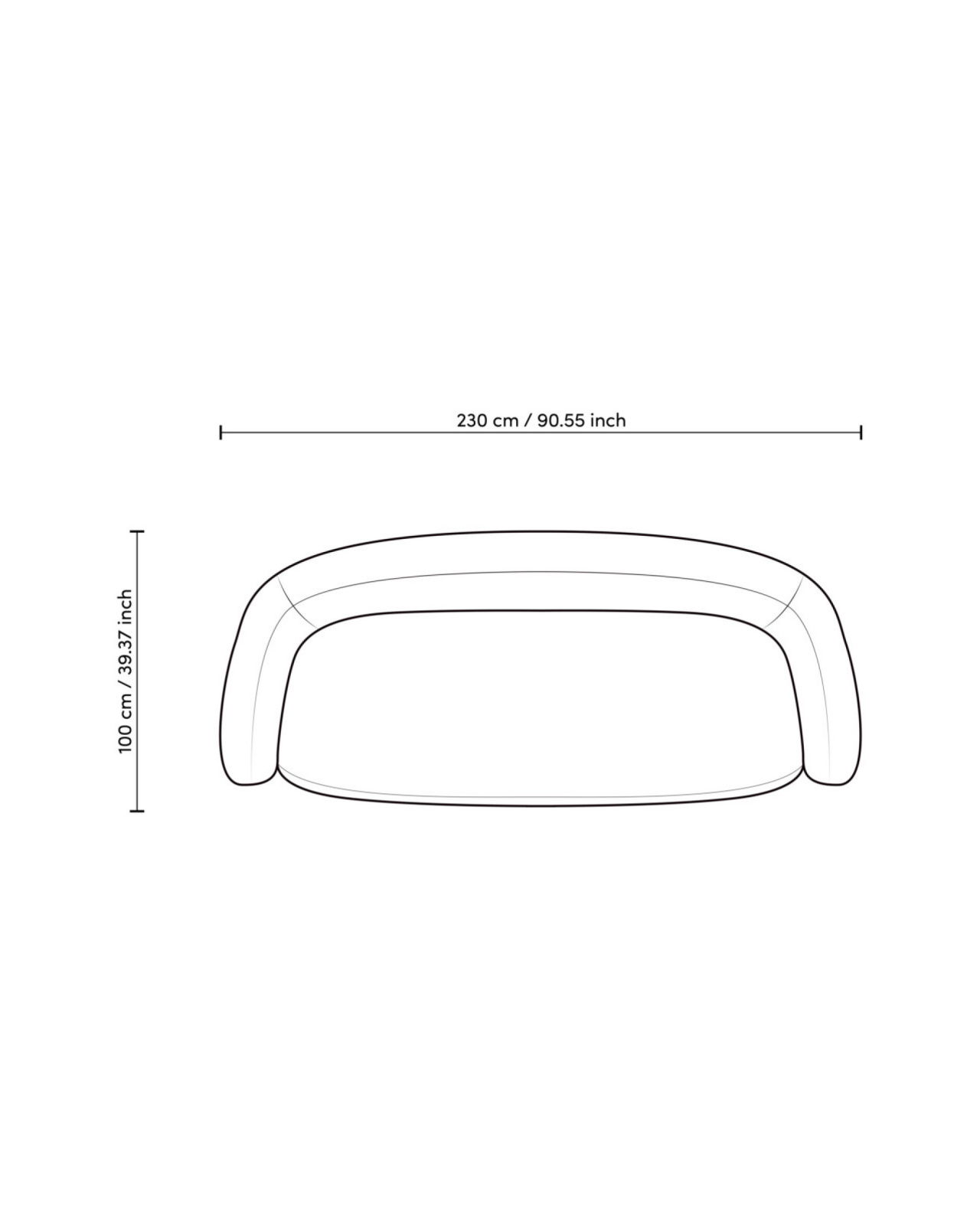 Novelle soffa lyssa off-white