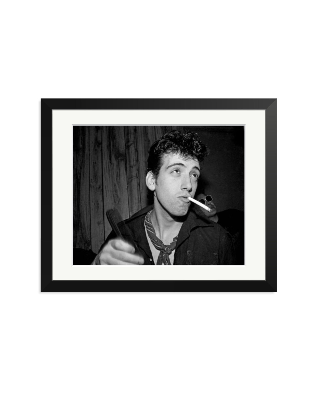 Mick Jones of The Clash Backstage 1979 Black / Medium
