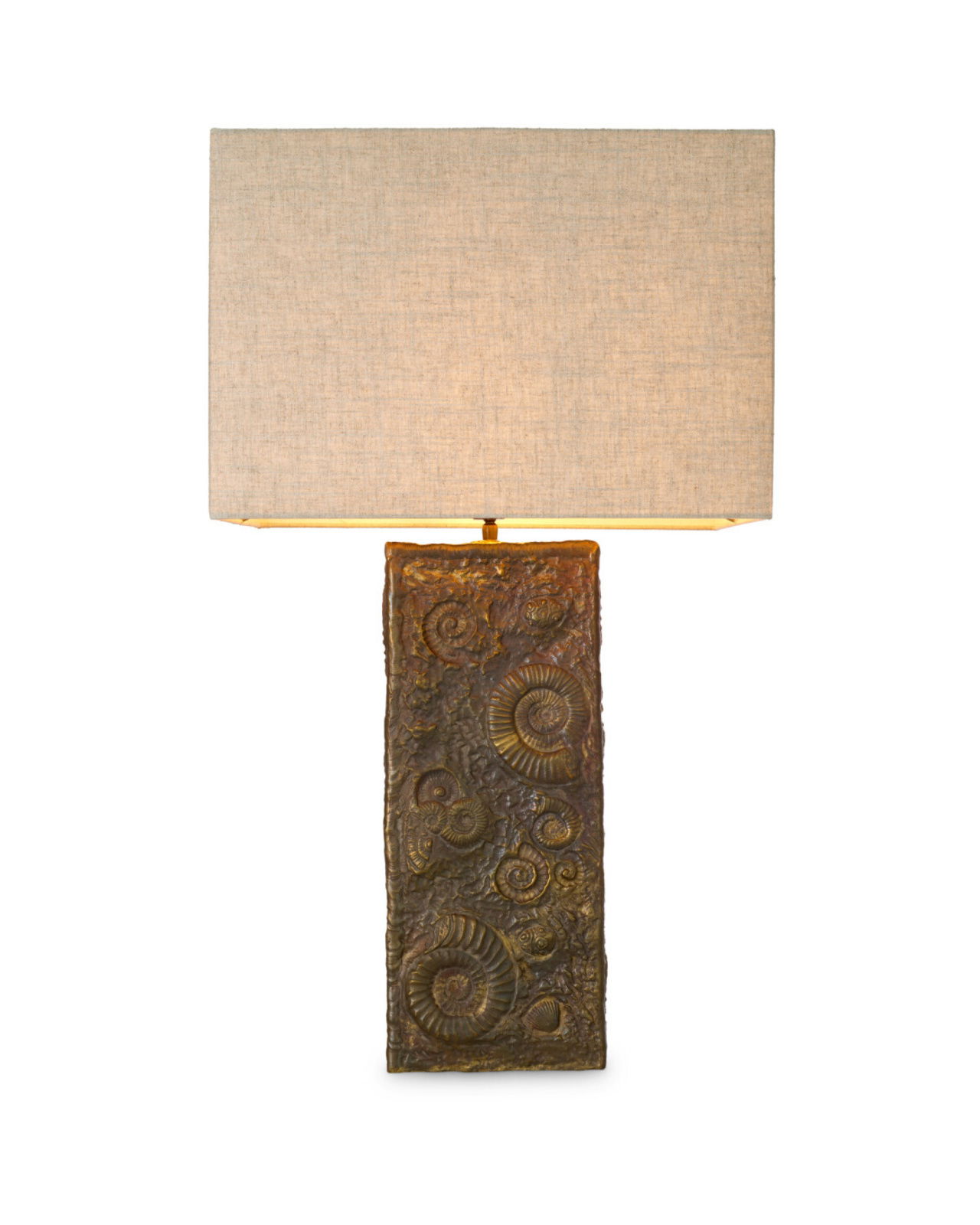 Kamari tischleuchte antikem Messing