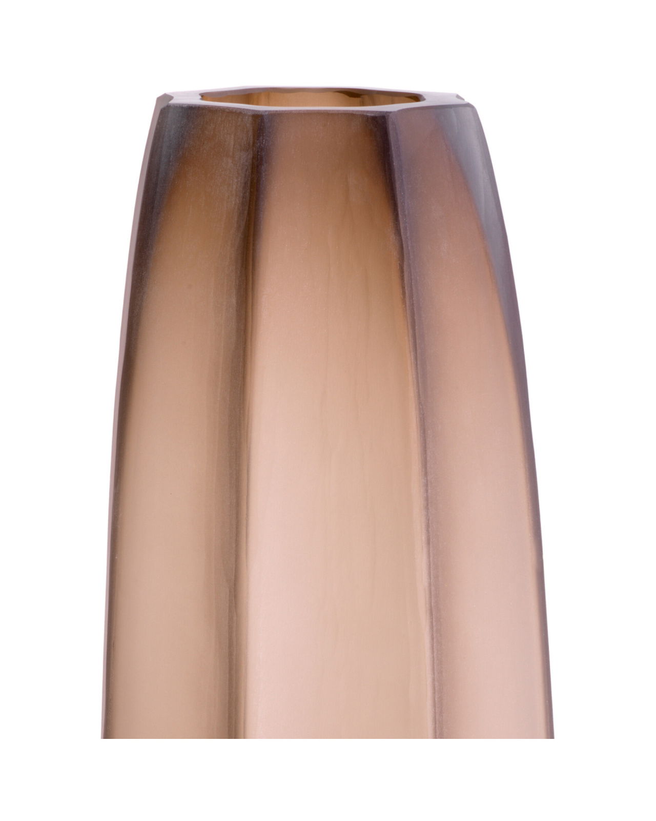 Tiara vase brun