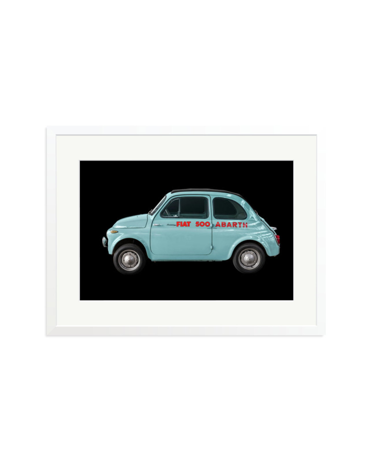 Fiat 500 Abarth White / XL