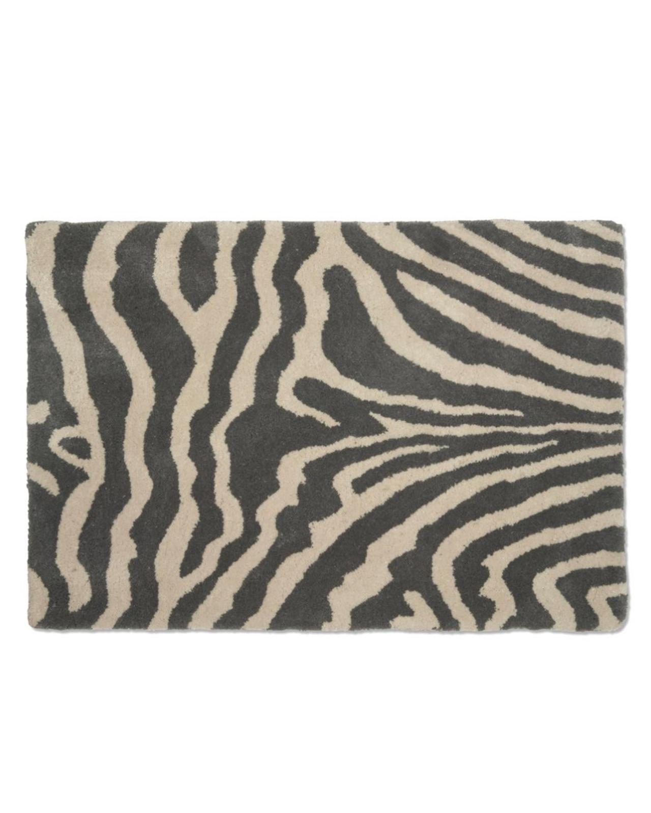 Zebra dörrmatta titanium 60x90 OUTLET
