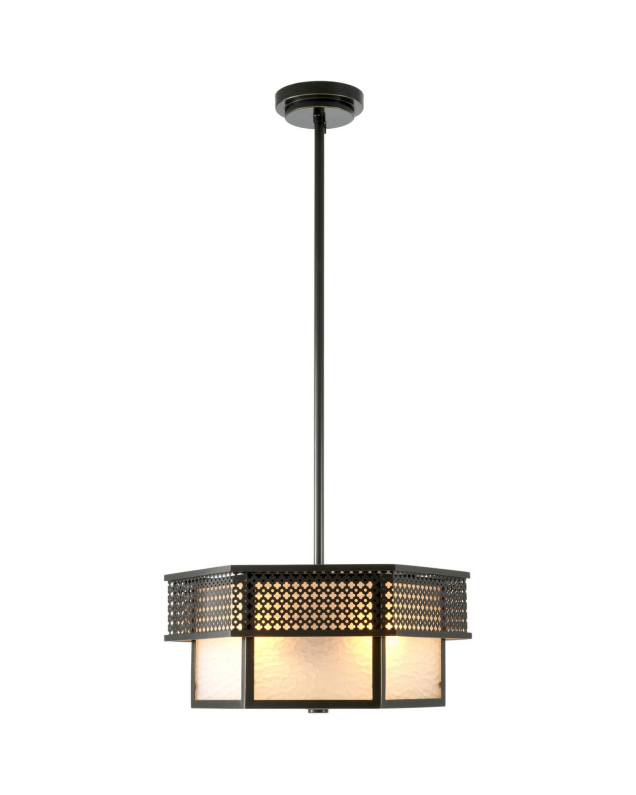 Minerva plafondlamp brons