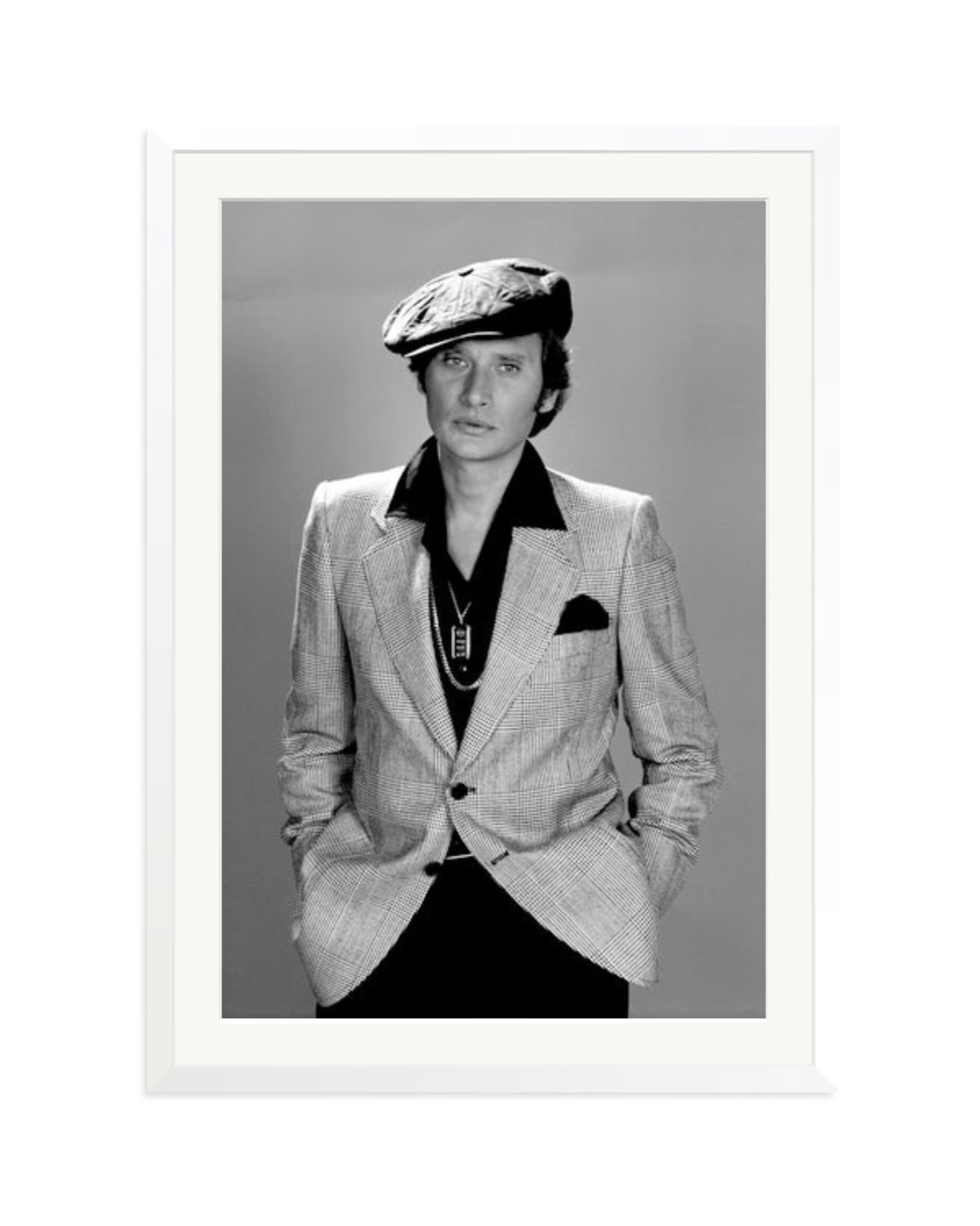 Johnny Hallyday, 1976 White / XXL