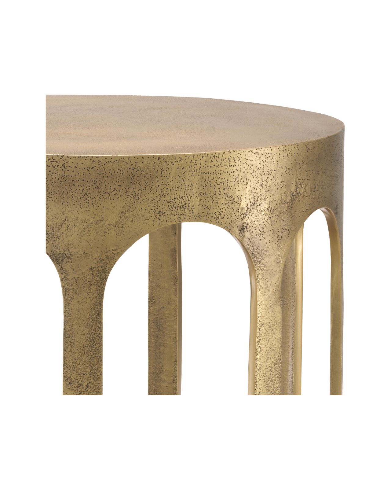 Gardini Side Table Vintage Brass
