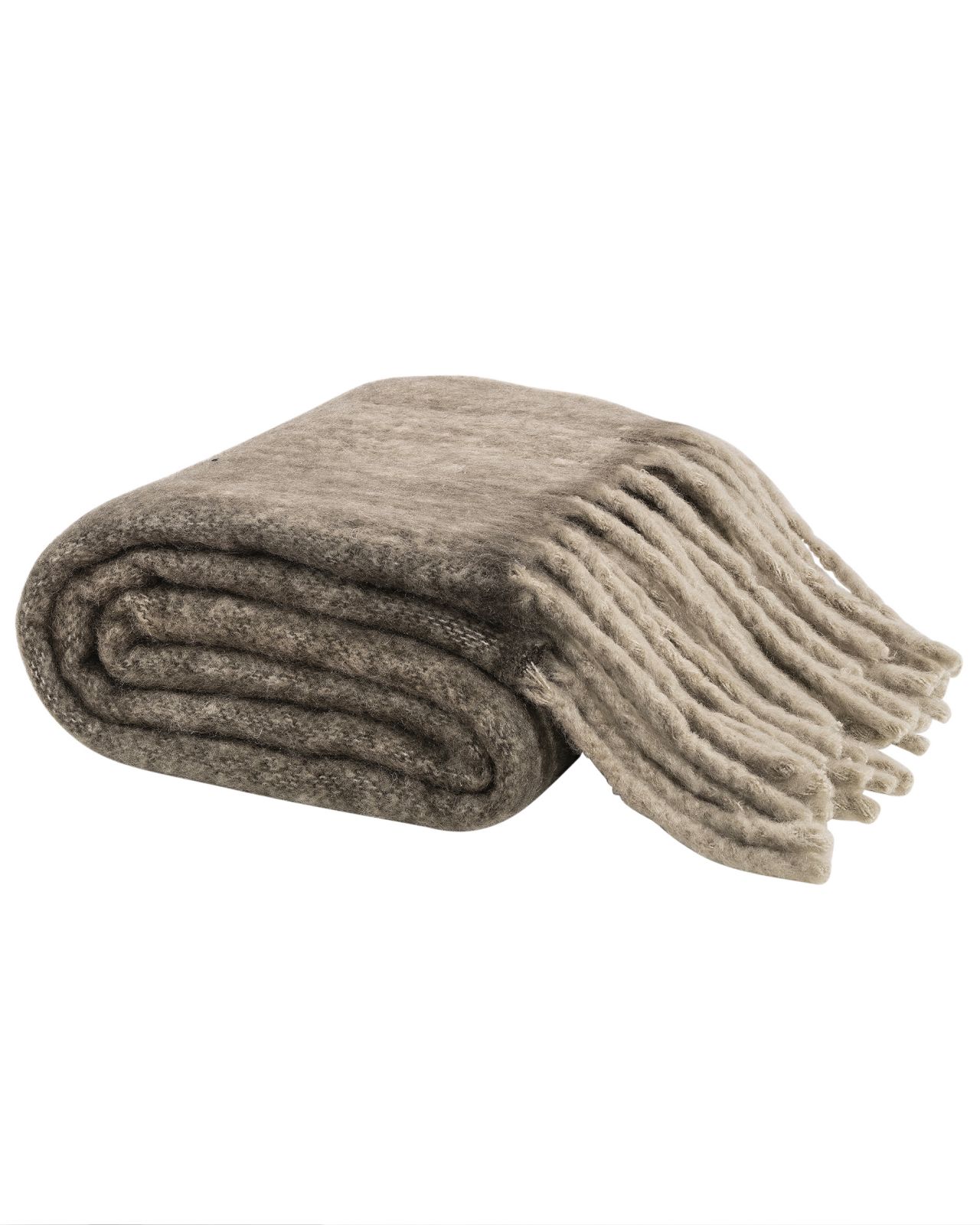 Cozy Plaid Taupe OUTLET