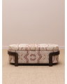 Sienna kilim storage bench