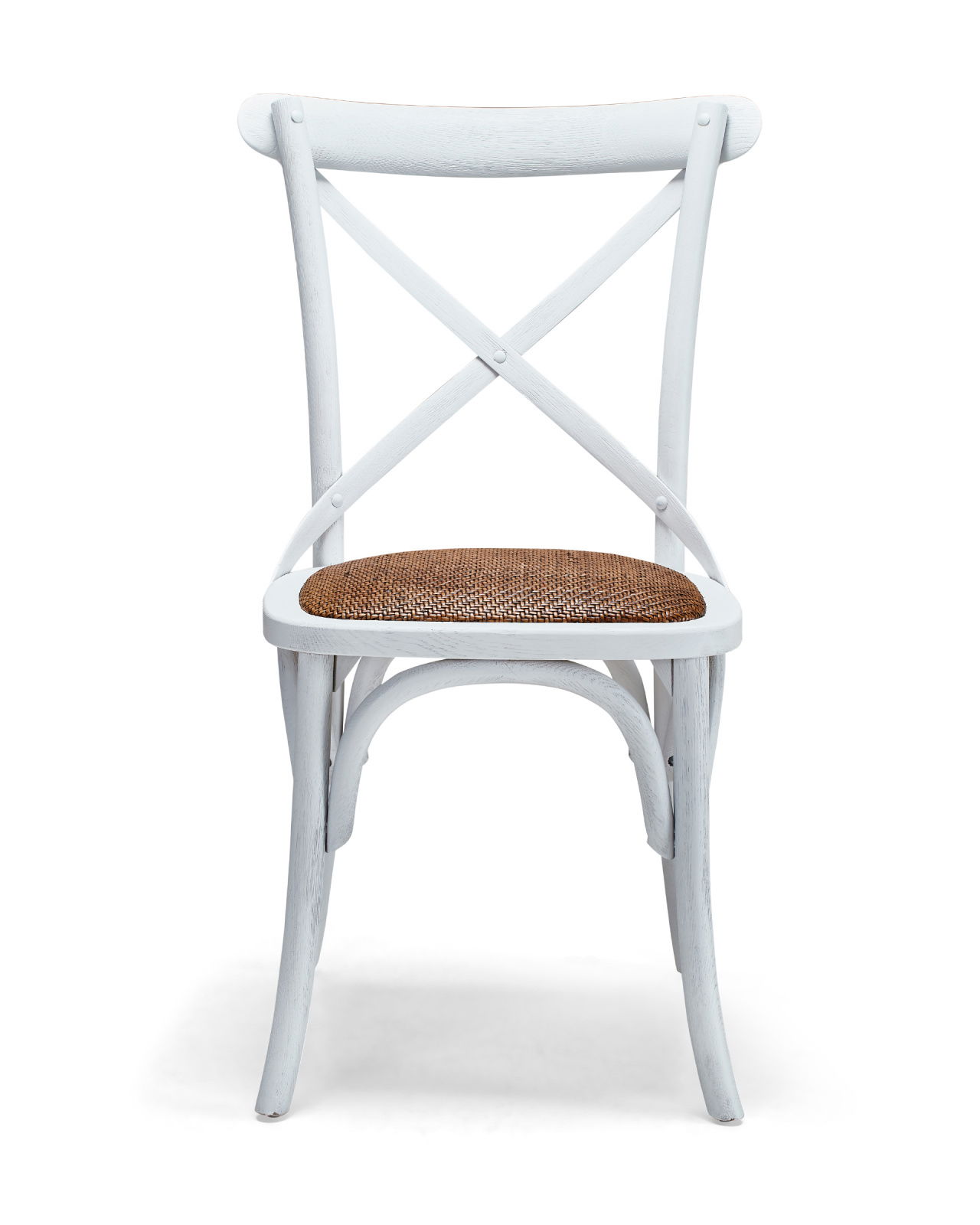 Newport Cross matstol vit