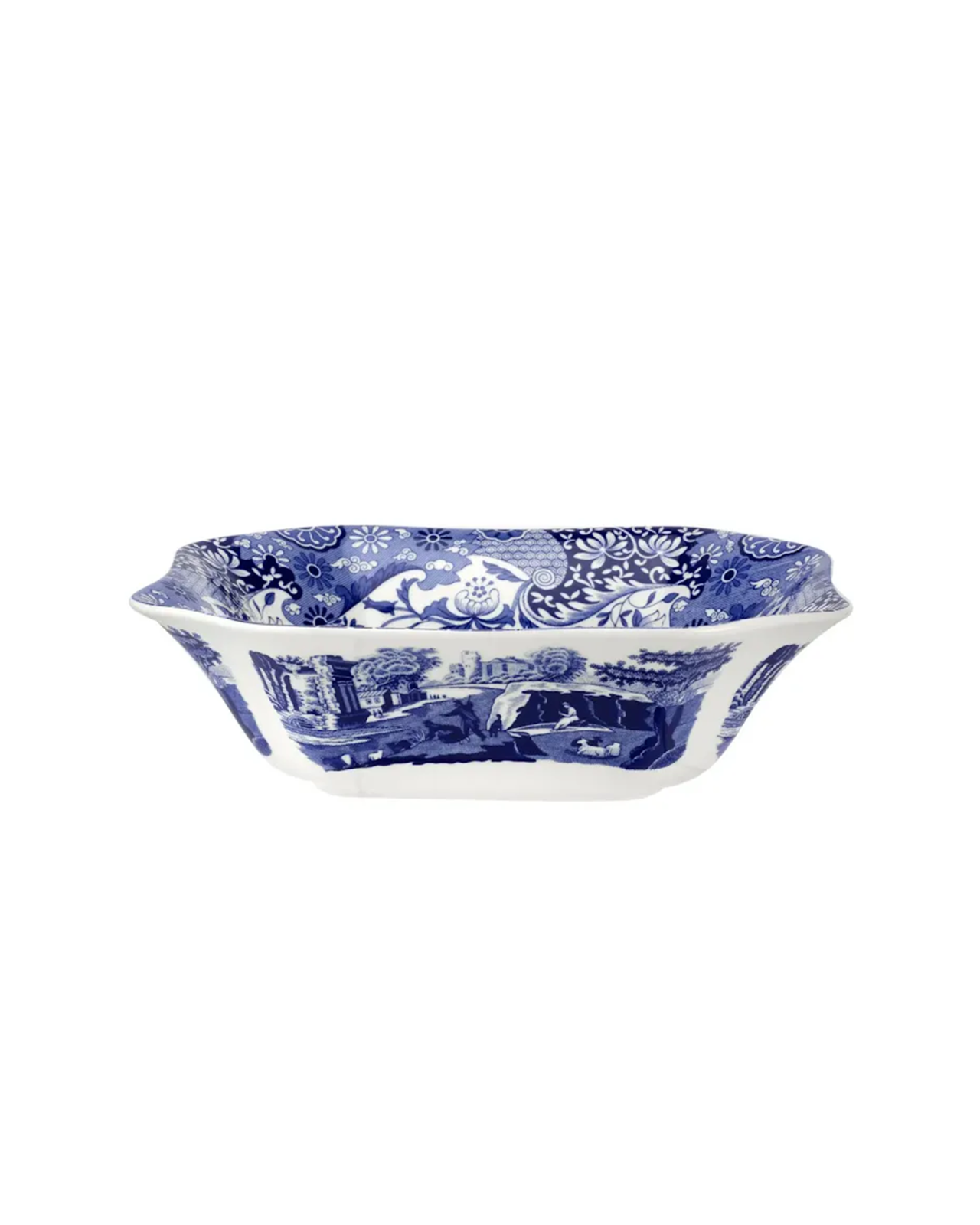 Blue Italian salaattikulho sininen/valkoinen