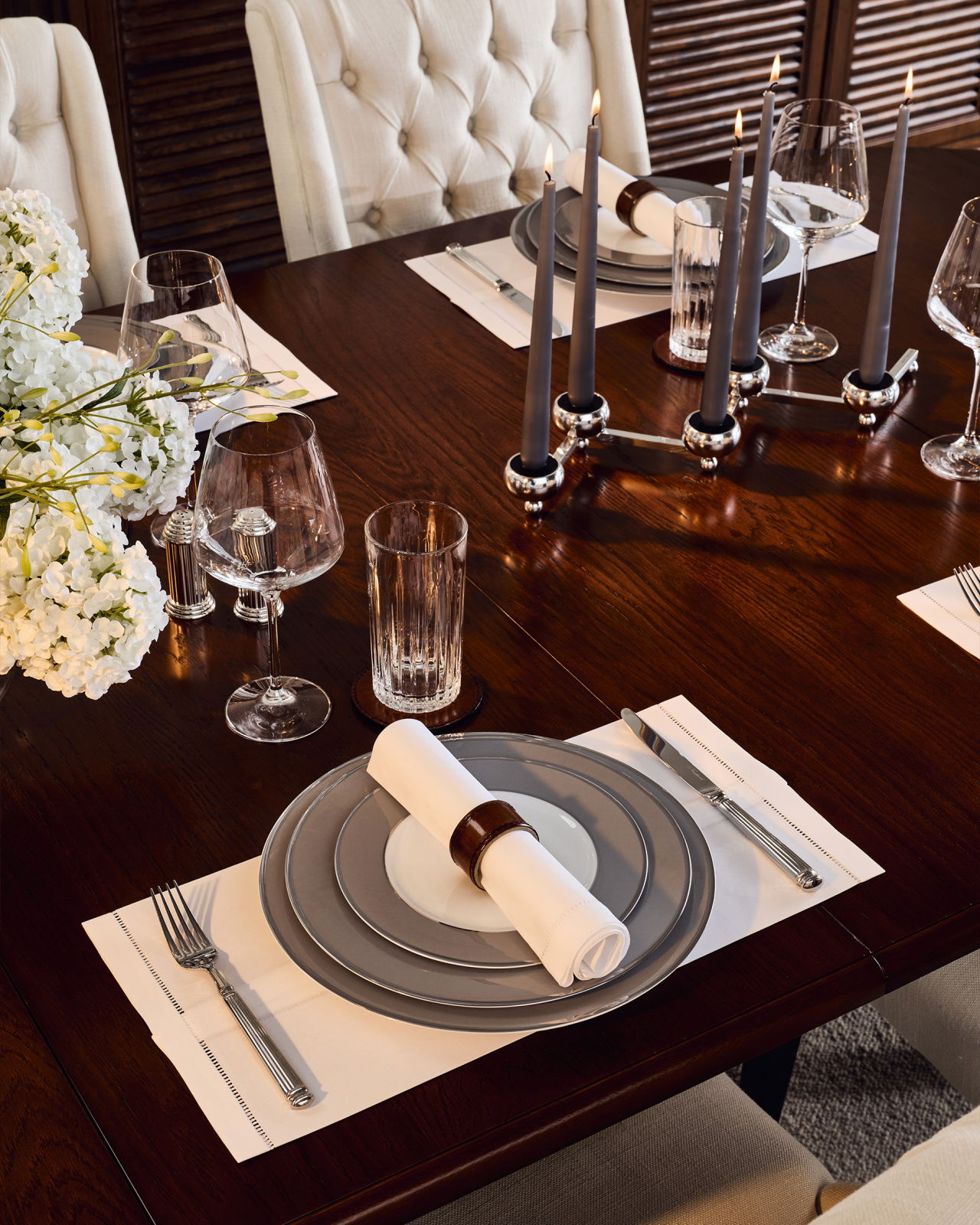 Fairmont assiett grå 6-pack