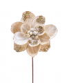 Magnolia Pearl Decorative Branch Ivory