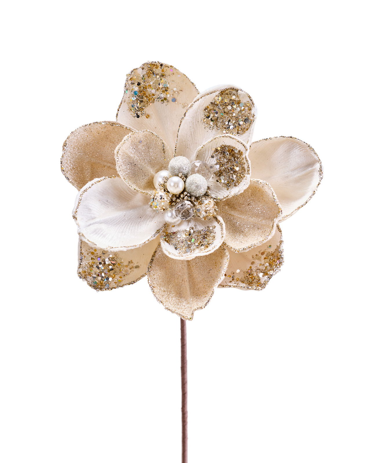 Magnolia Pearl Decorative Branch Ivory