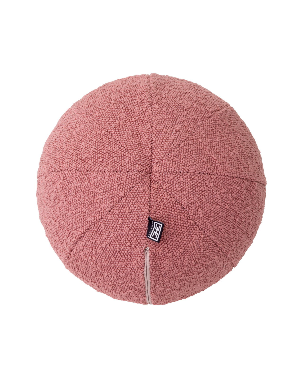 Palla kudde bouclé rose