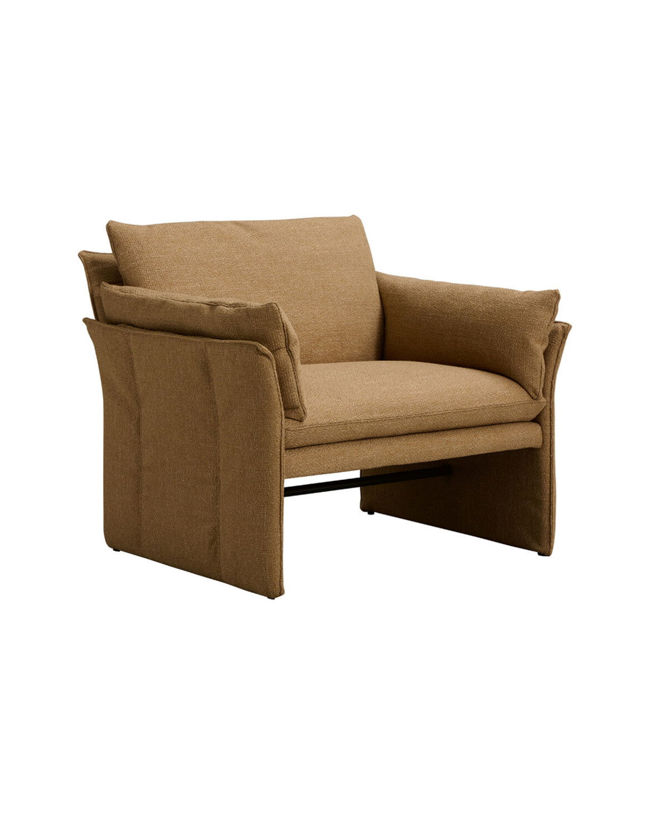 Harlem fauteuil pacific weave caramel