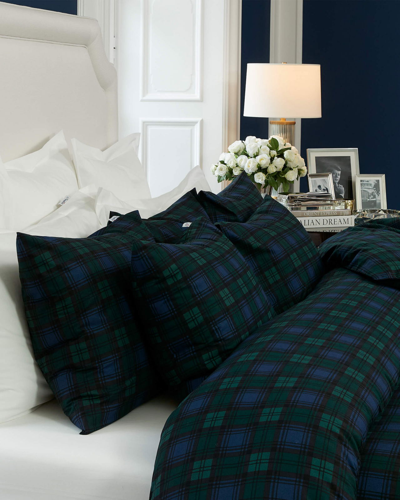 Gstaad örngott rutig 2-pack