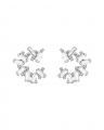 Gina earrings crystal rhodium