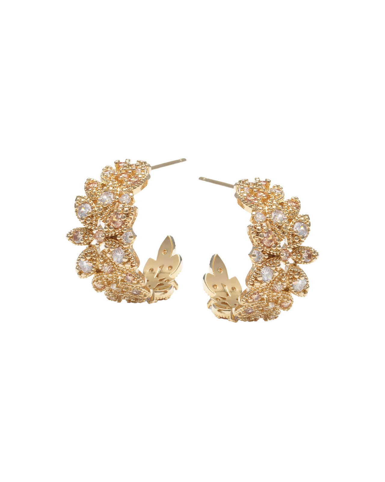 Laurel hoops øreinge gold