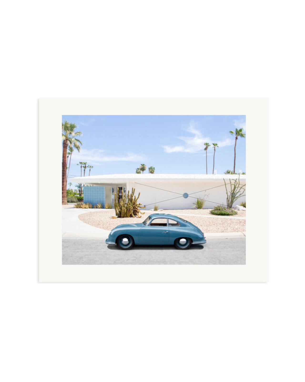 Porsche 356 in Palm Springs Print Only / Medium