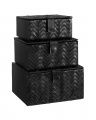 Fontana Box Black set of 3