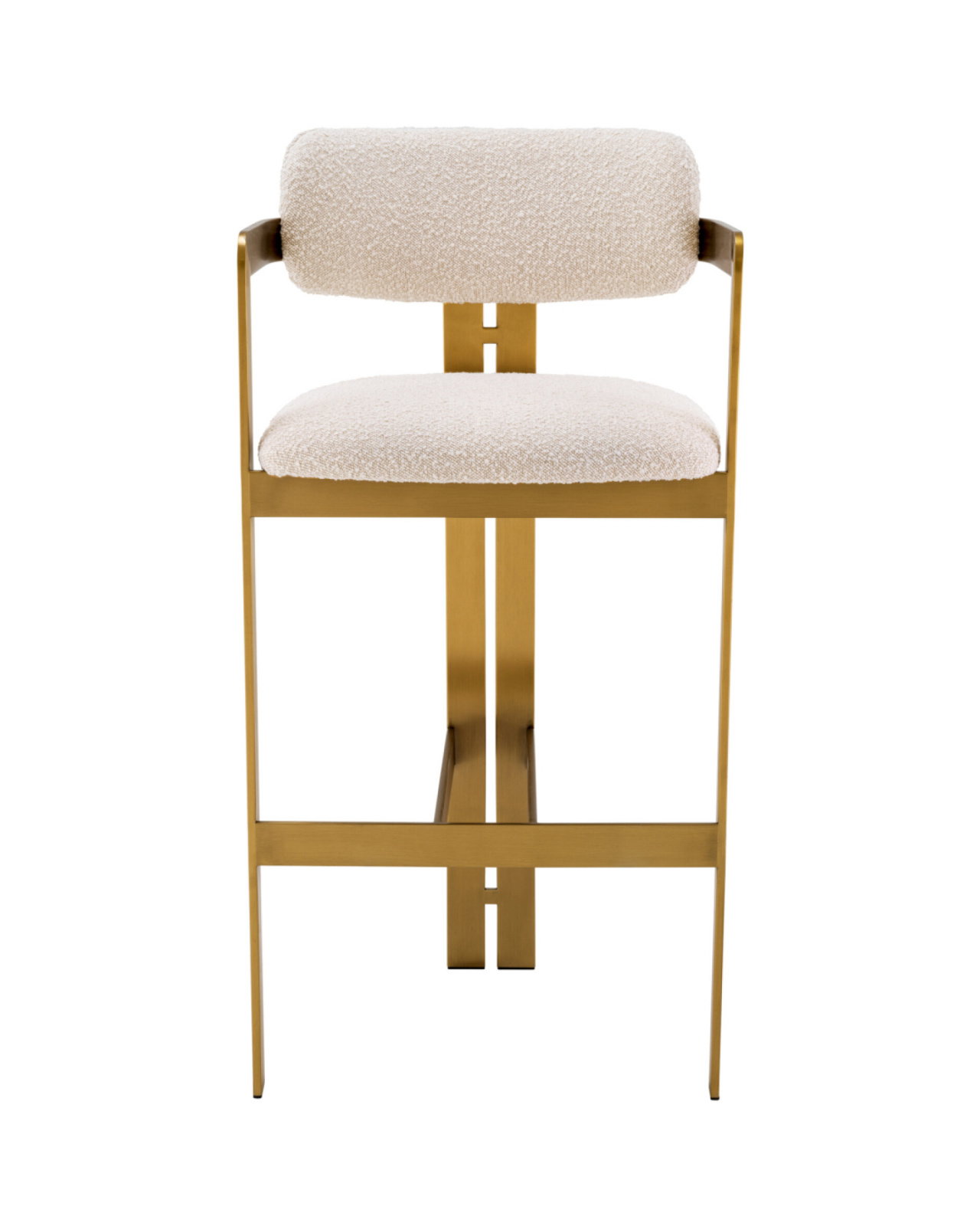 Donato Bar Stool Bouclé Cream