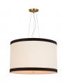 Walker Hanging Shade Gild/Cream Linen Shade M