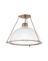 Glint taklampe messing