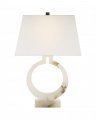 Ring Form Table Lamp Alabaster Large
