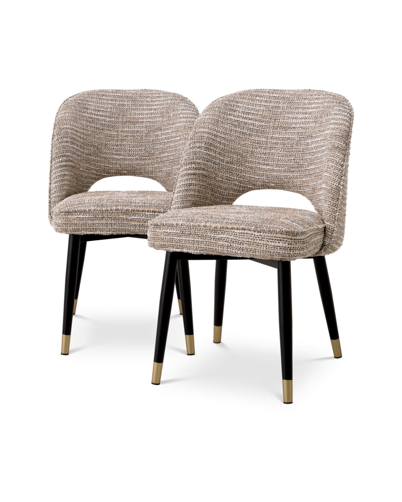 Cliff Dining Chair Mademoiselle beige Set of 2