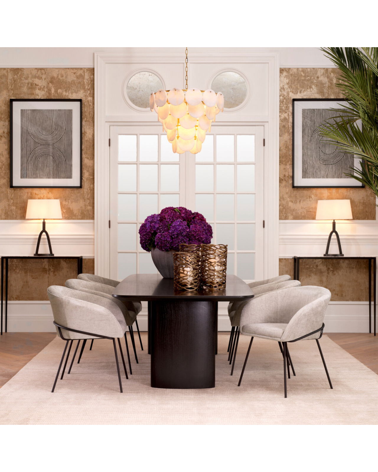 Coosa tafellamp brons