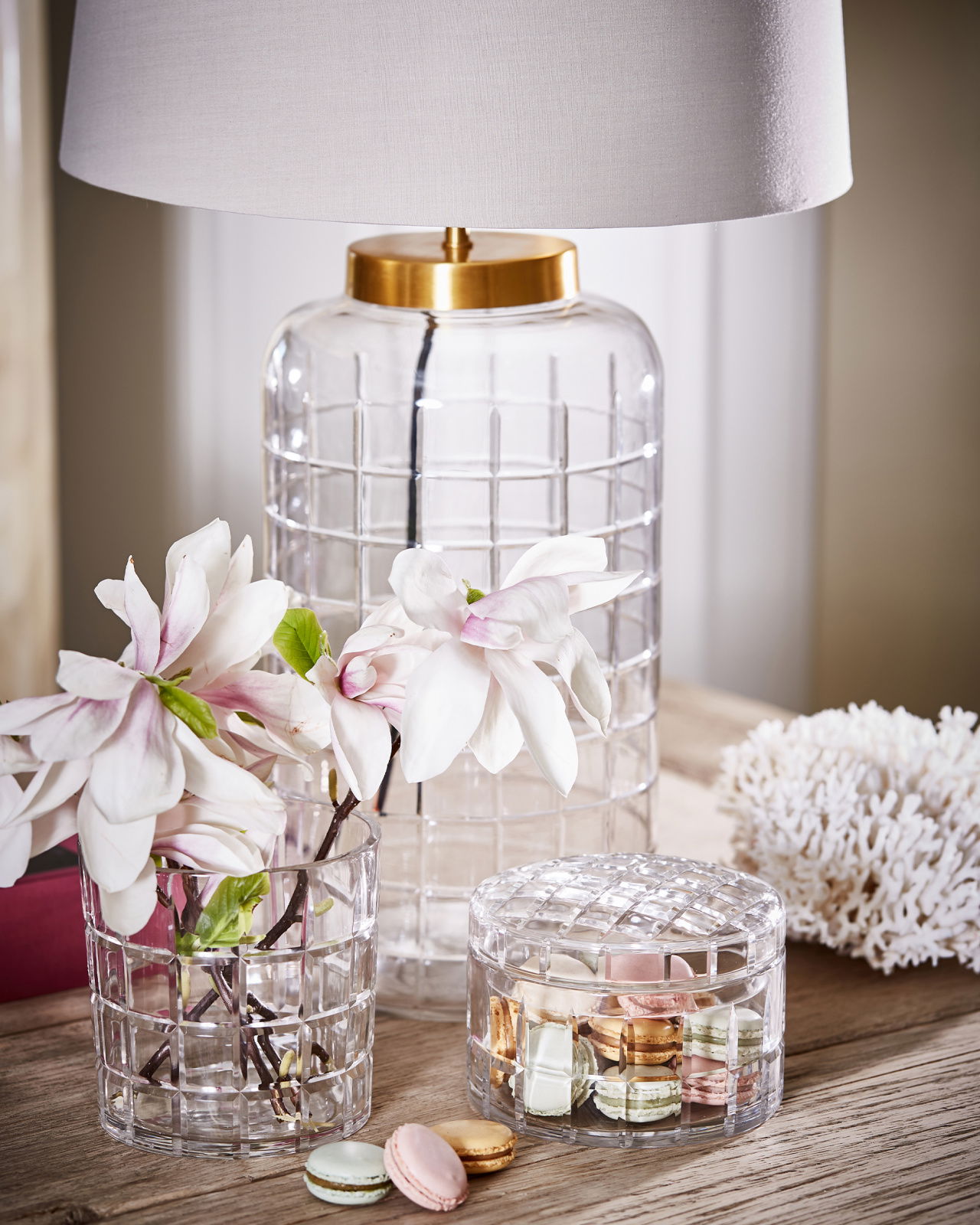 Clark bordslampa kristallin