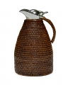 Cognac Thermal Carafe Rattan