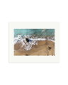 Footprints in the sand Print Only / Medium