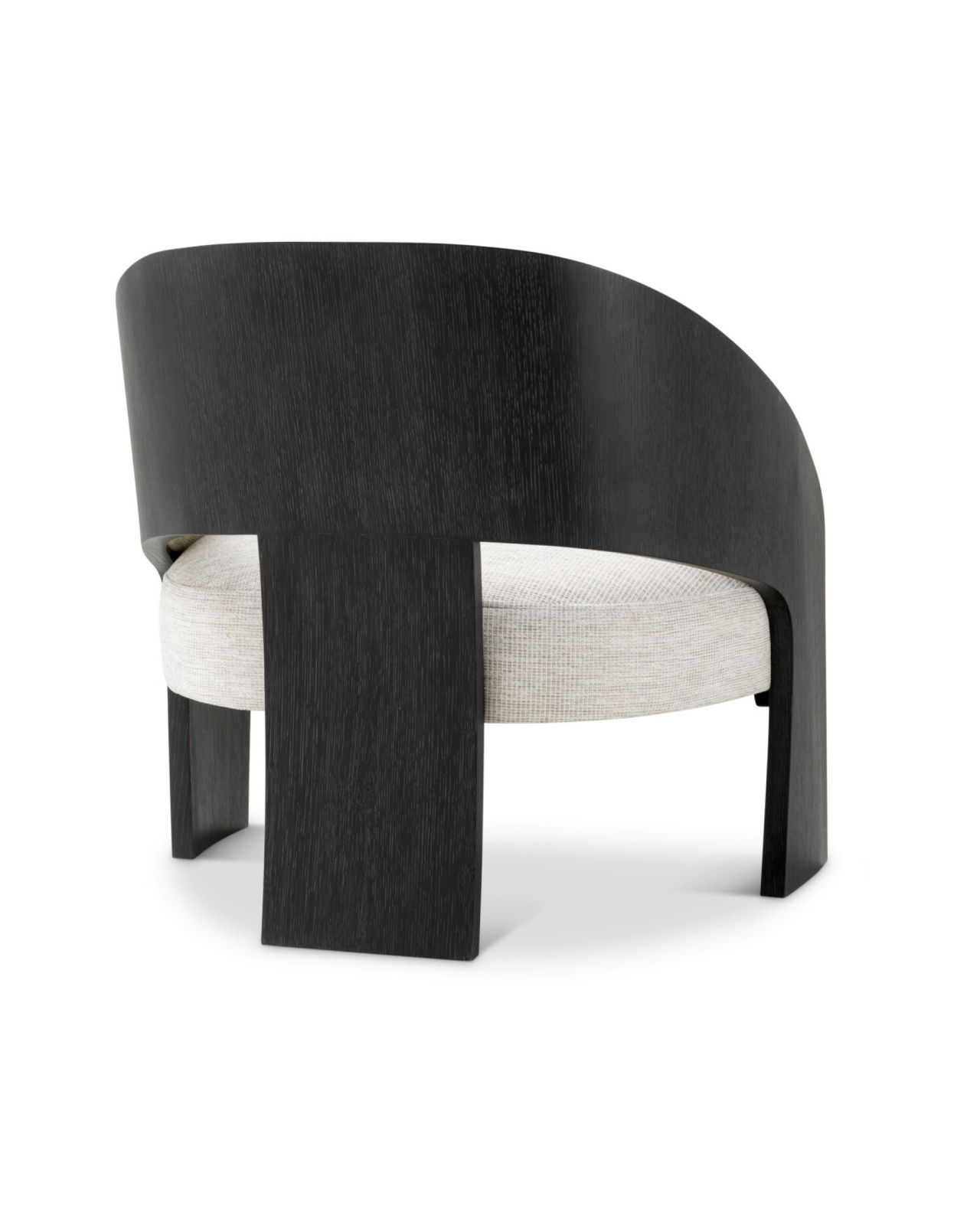 Zephira Fauteuil Donkergrijs Eiken