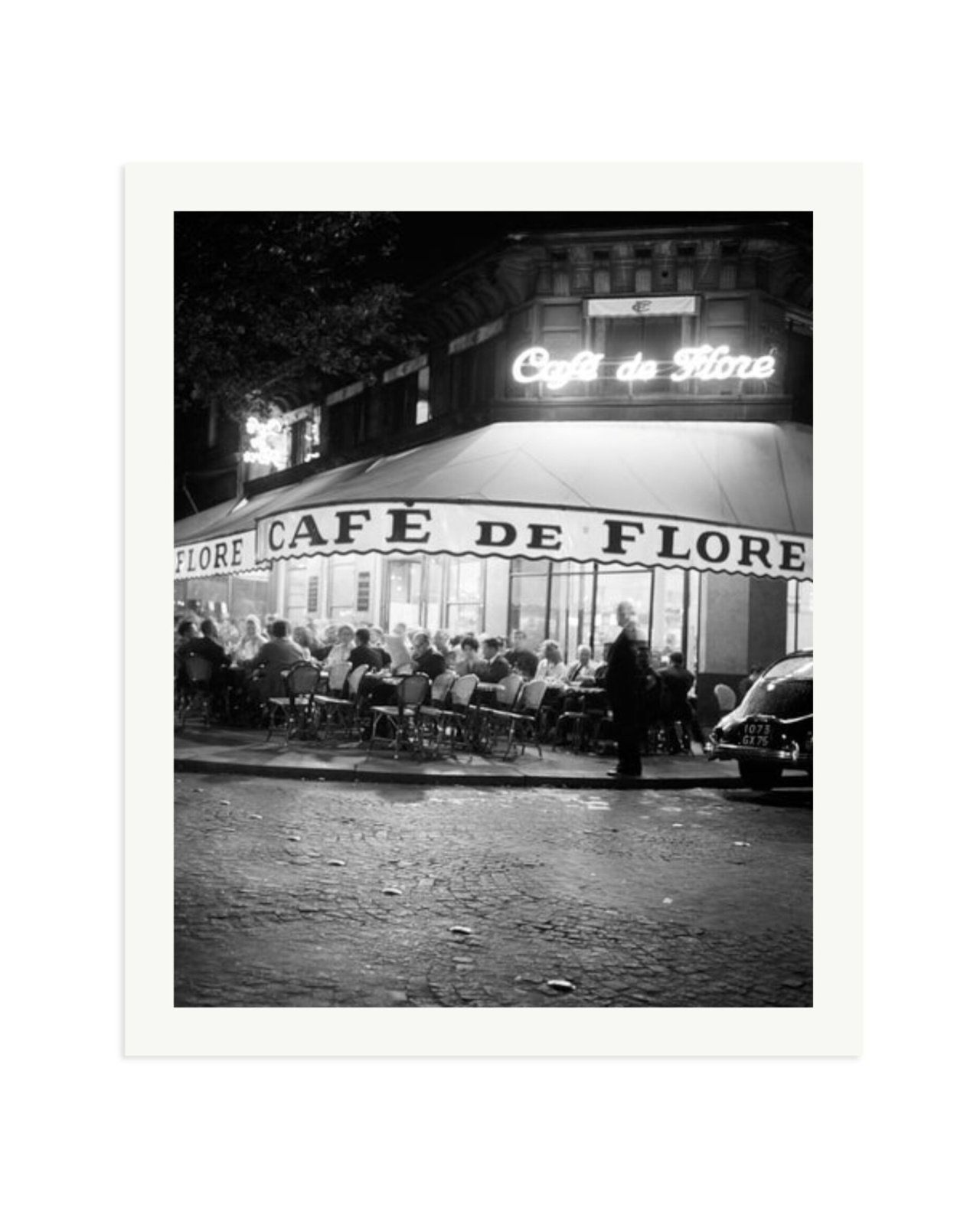 Cafe de Flore, 60s Print Only / XXL