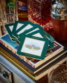 Clubhouse Coasters Green/White 6-pack