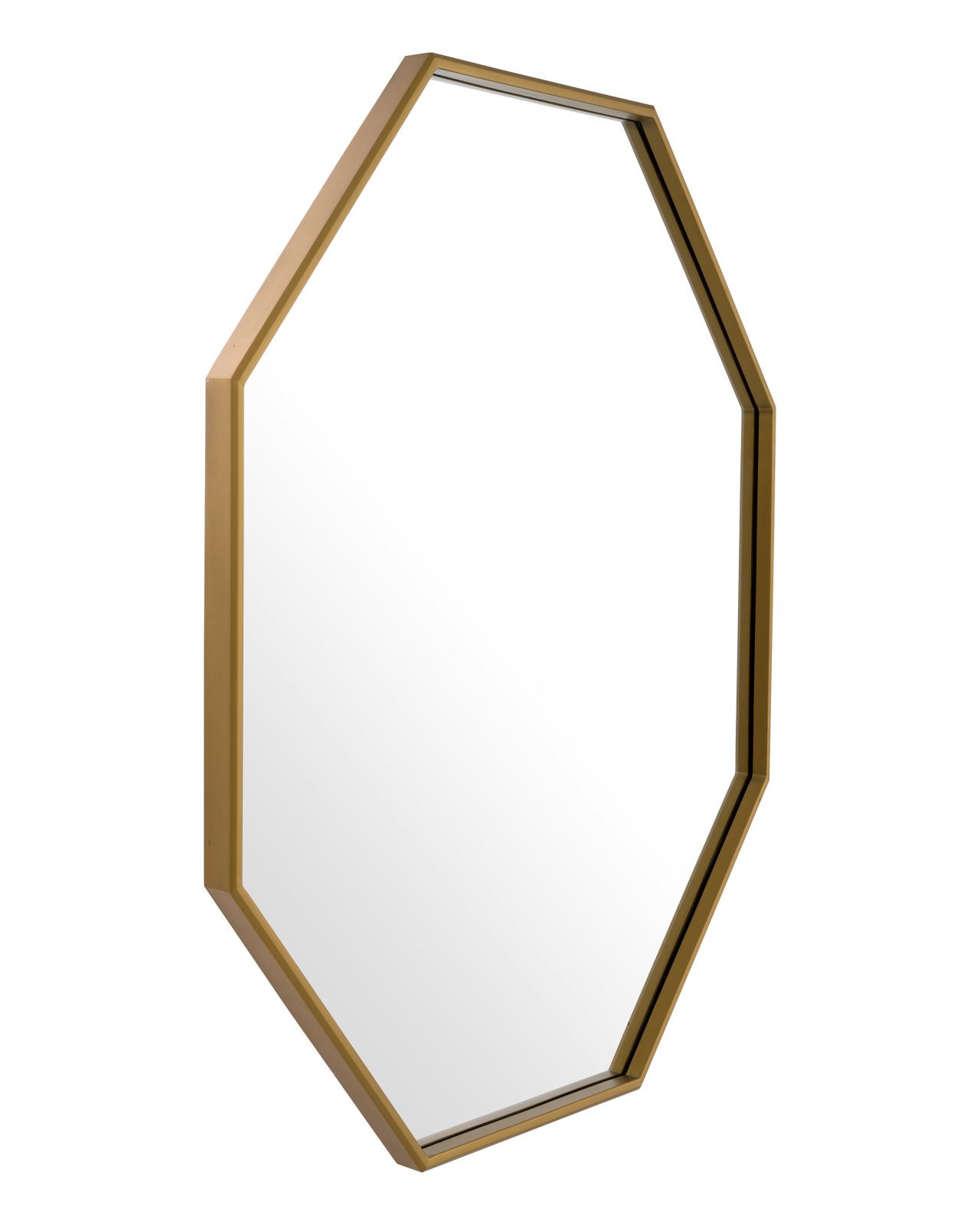 Tavolino speil brushed brass