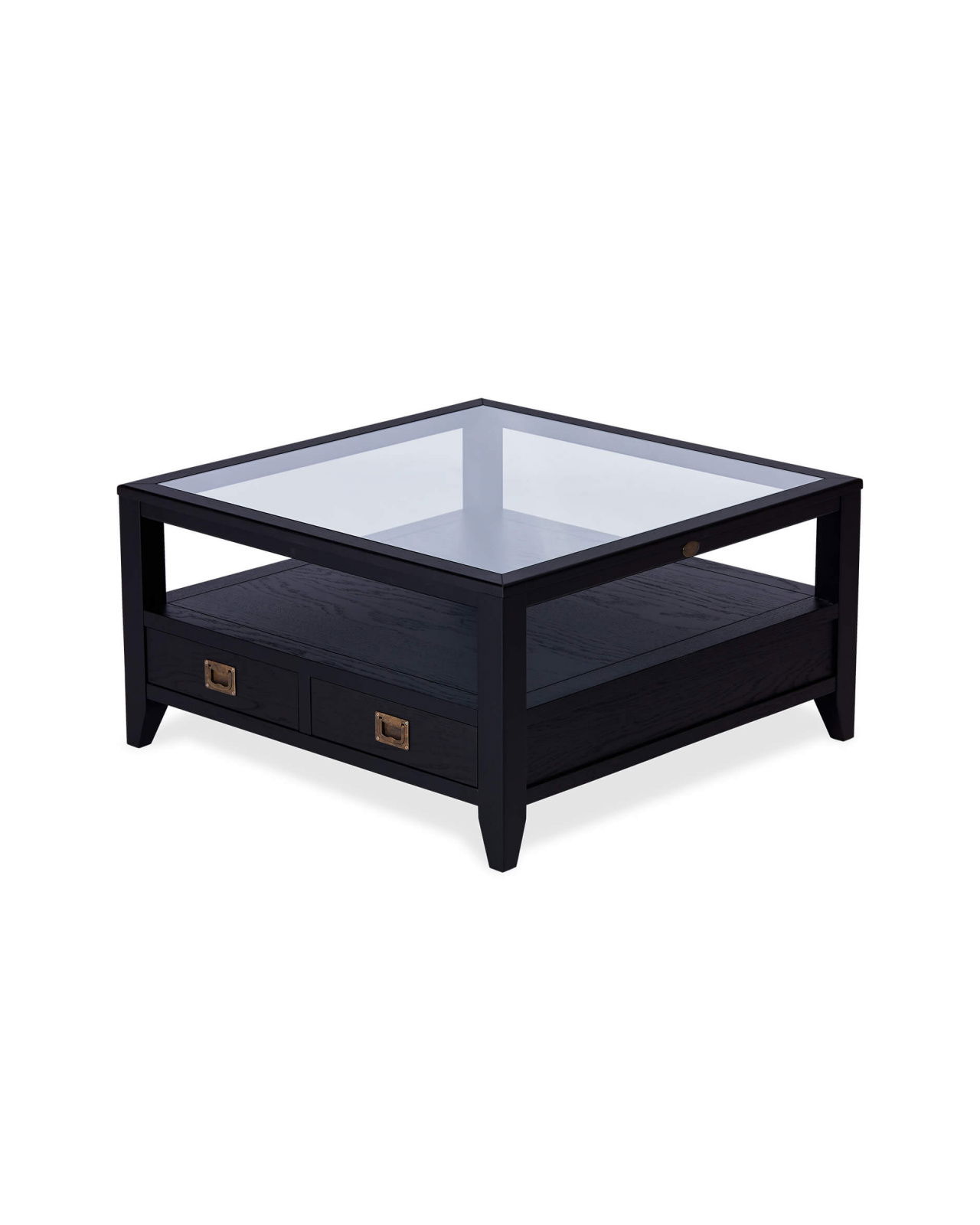 Martino soffbord glasskiva iconic black