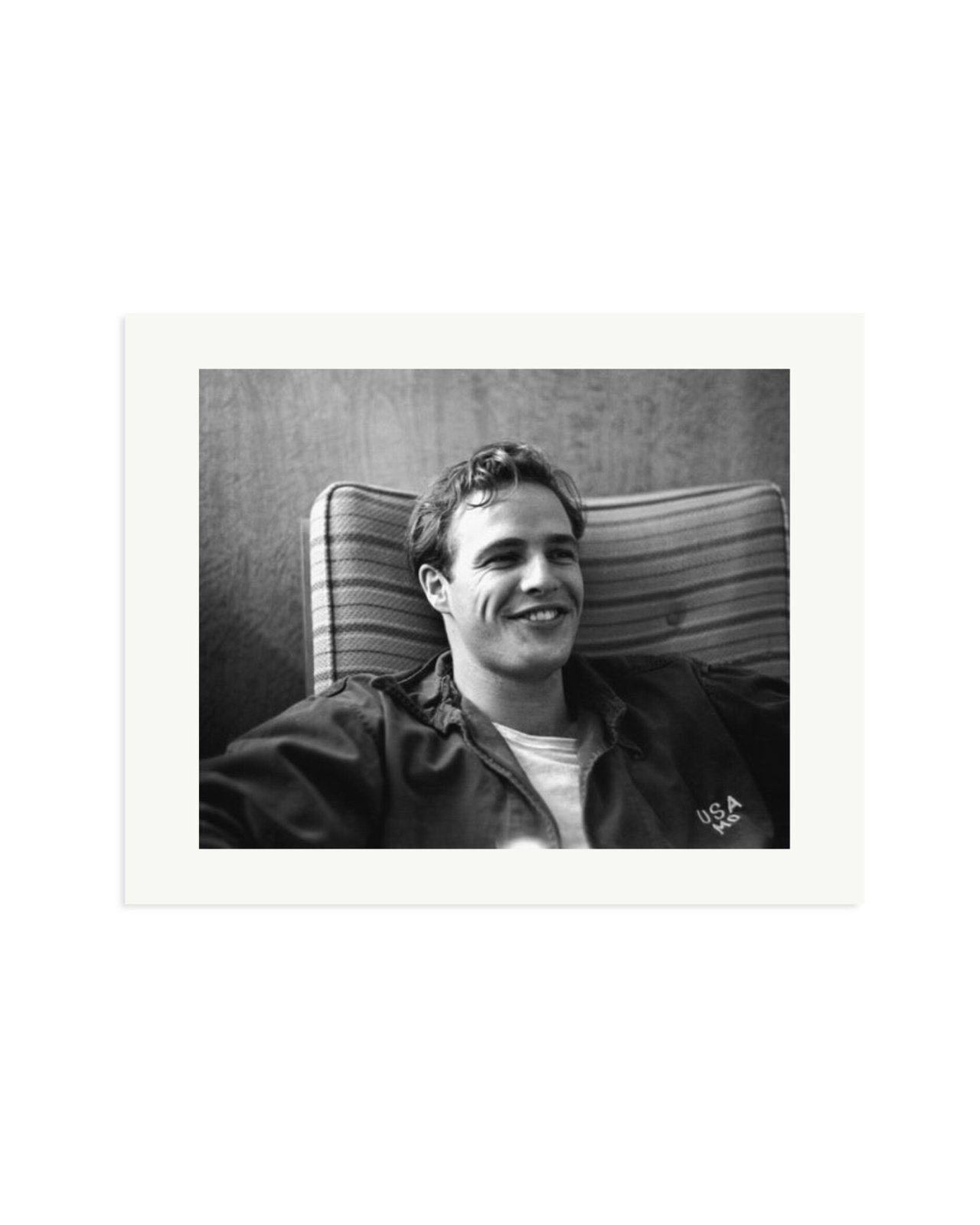 Marlon Brando on Set of 'The Men' Print Only / Medium