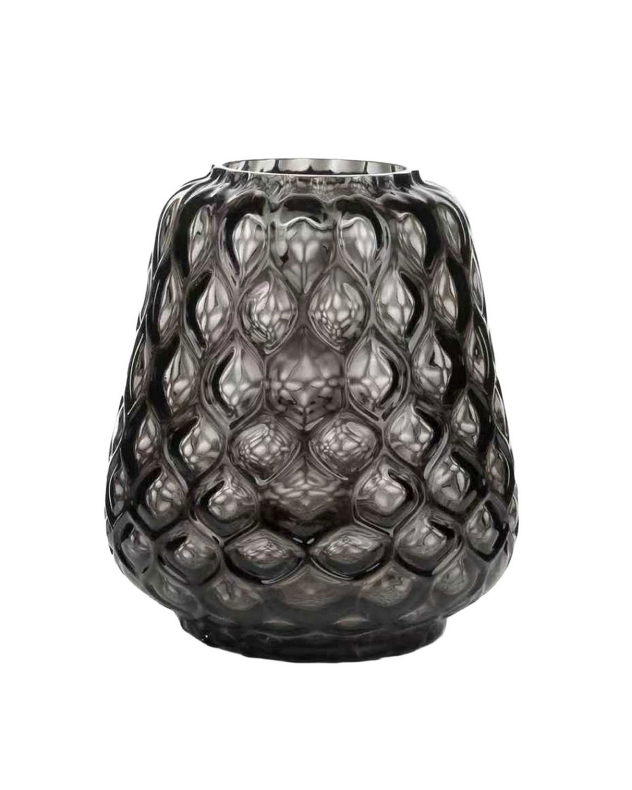 Mercer glazen vaas grijze